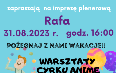 Impreza plenerowa – 31.08.2023r o godzinie 16.00