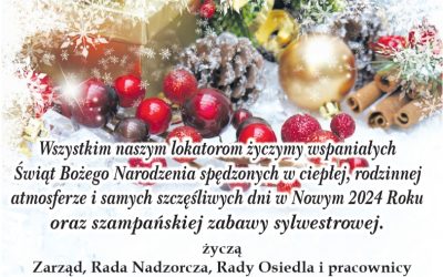 Życzenia świąteczno-noworoczne